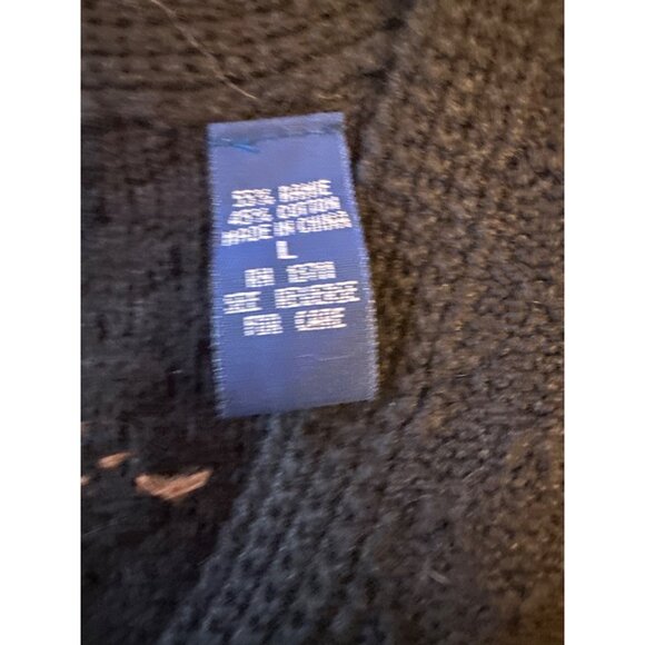 Karen Scott Hand Embroidered Halloween Pumpkin Vest L - Picture 2 of 6